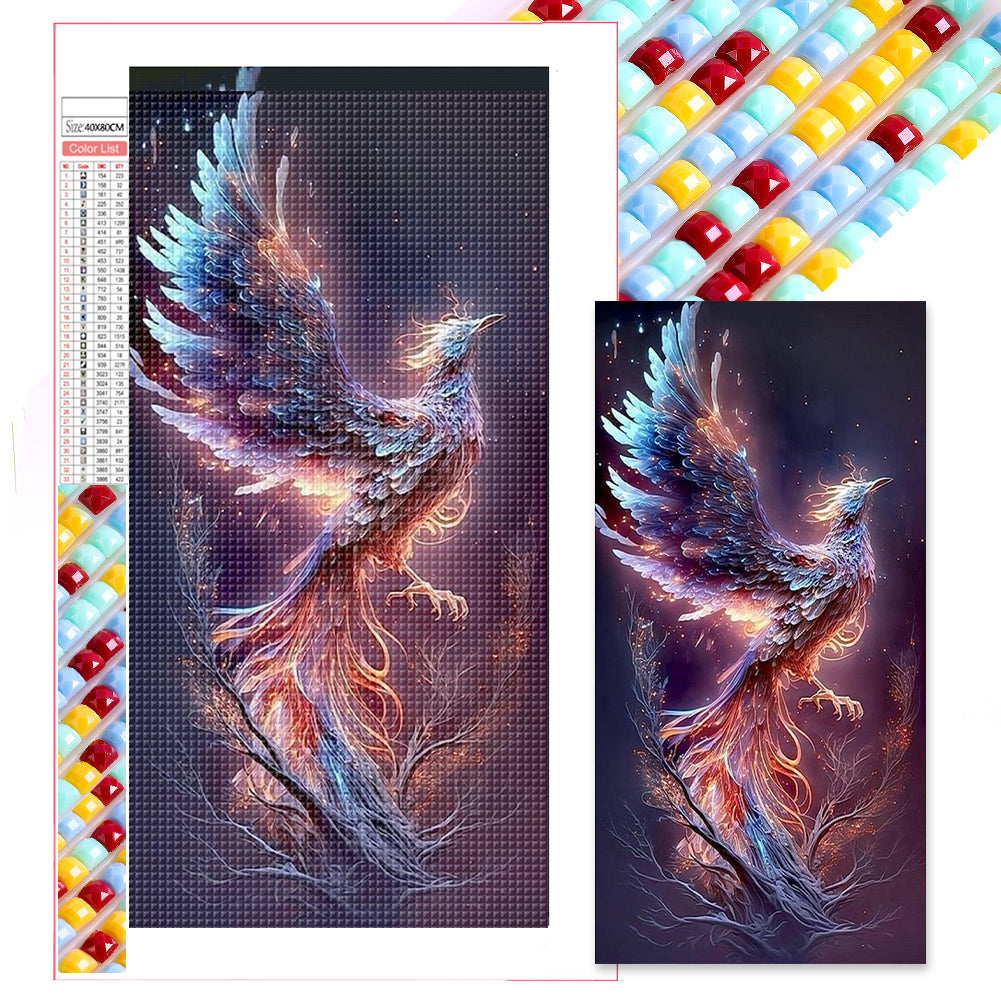 Diamond Painting - Full Square - Fire phoenix (40*80CM)