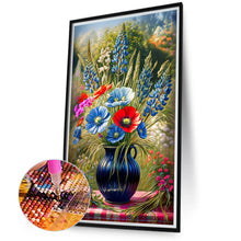 Load image into Gallery viewer, Diamond Painting - Full Round - vase bouquet (40*70CM)
