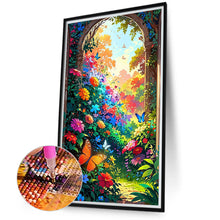 Load image into Gallery viewer, Diamond Painting - Full Round - butterfly bush (40*70CM)
