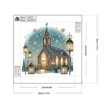 Load image into Gallery viewer, Diamond Painting - Partial Special Shaped - church (30*30CM)
