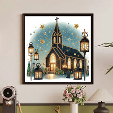 Load image into Gallery viewer, Diamond Painting - Partial Special Shaped - church (30*30CM)
