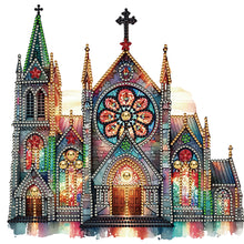 Load image into Gallery viewer, Diamond Painting - Partial Special Shaped - church (30*30CM)
