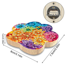 Load image into Gallery viewer, Wooden Cat Diamond Painting Bottle Opener Helper Rhinestones Bottle Opening Tool
