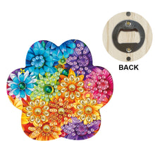 Load image into Gallery viewer, Wooden Cat Diamond Painting Bottle Opener Helper Rhinestones Bottle Opening Tool
