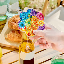 Load image into Gallery viewer, Wooden Cat Diamond Painting Bottle Opener Helper Rhinestones Bottle Opening Tool
