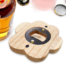 Load image into Gallery viewer, Wooden Cat Diamond Painting Bottle Opener Helper Rhinestones Bottle Opening Tool
