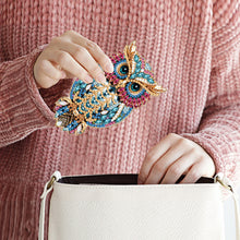 Load image into Gallery viewer, Wooden Cat Diamond Painting Bottle Opener Helper Rhinestones Bottle Opening Tool
