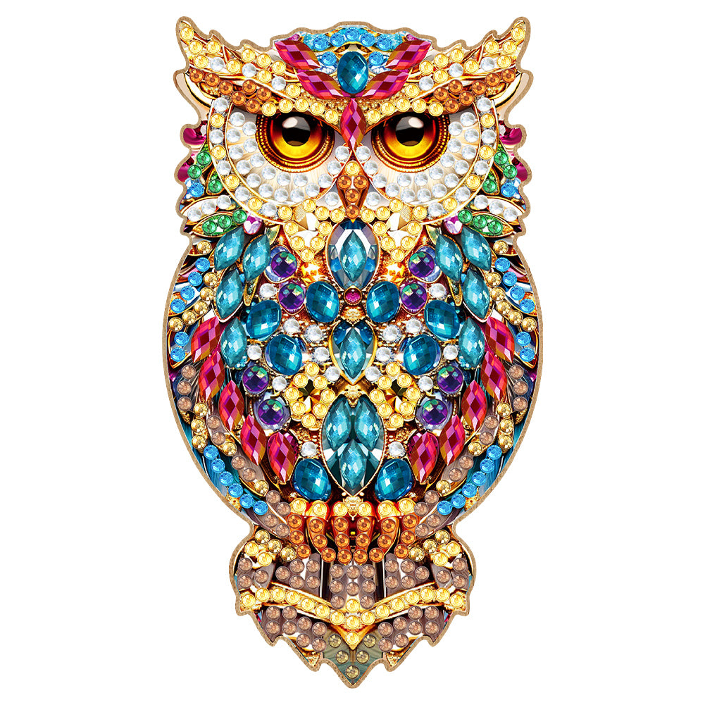 Wooden Cat Diamond Painting Bottle Opener Helper Rhinestones Bottle Opening Tool