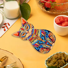 Load image into Gallery viewer, Wooden Cat Diamond Painting Bottle Opener Helper Rhinestones Bottle Opening Tool
