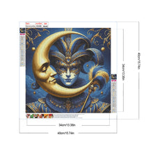 Load image into Gallery viewer, Diamond Painting - Full Round - Mask crescent moon (40*40CM)

