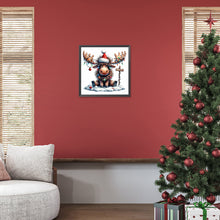 Load image into Gallery viewer, Diamond Painting - Full Round - Christmas deer (30*30CM)
