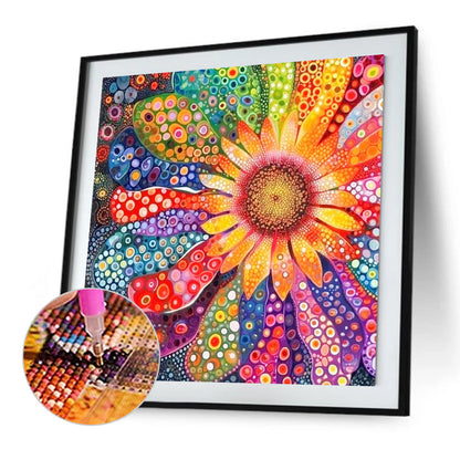 Diamond Painting - Full Square - Colorful daisies (40*40CM)