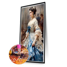 Load image into Gallery viewer, AB Diamond Painting - Full Round - Girl In Formal Dress For The Ball (40*70CM)
