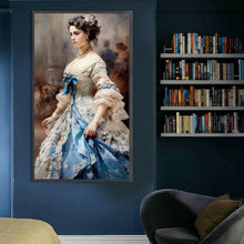 Load image into Gallery viewer, AB Diamond Painting - Full Round - Girl In Formal Dress For The Ball (40*70CM)
