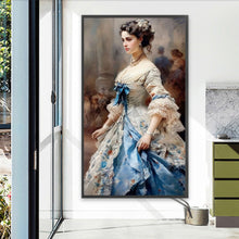 Load image into Gallery viewer, AB Diamond Painting - Full Round - Girl In Formal Dress For The Ball (40*70CM)
