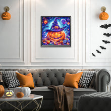 Load image into Gallery viewer, AB Diamond Painting - Full Round - Halloween Pumpkin And Candy (40*40CM)
