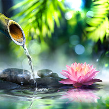 Load image into Gallery viewer, 4pcs Round Diamond Painting Set - Flower Zen (30*30CM)

