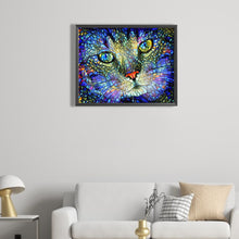 Load image into Gallery viewer, Diamond Painting - Full Square - Cat glass art (50*40CM)
