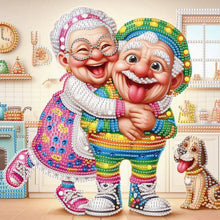 Load image into Gallery viewer, 4pcs Partial Special Diamond Painting Set - Warm old man (30*30CM)

