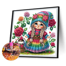 Load image into Gallery viewer, 4pcs Partial Special Diamond Painting Set - Girl (30*30CM)
