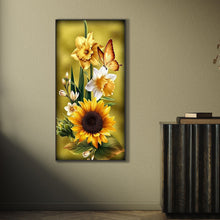 Load image into Gallery viewer, Diamond Painting - Full Square - Sunflower butterfly (45*85CM)
