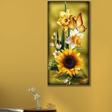 Load image into Gallery viewer, Diamond Painting - Full Square - Sunflower butterfly (45*85CM)
