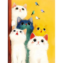 Load image into Gallery viewer, Diamond Painting - Full Round - kitten (30*40CM)
