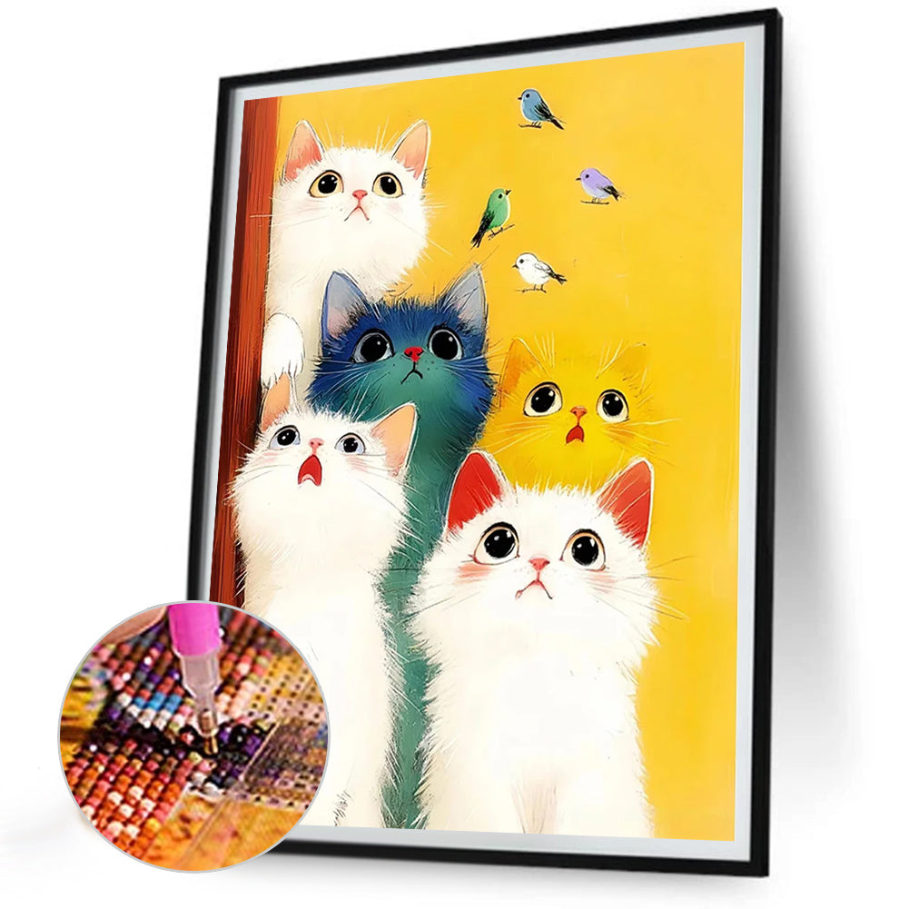 Diamond Painting - Full Round - kitten (30*40CM)
