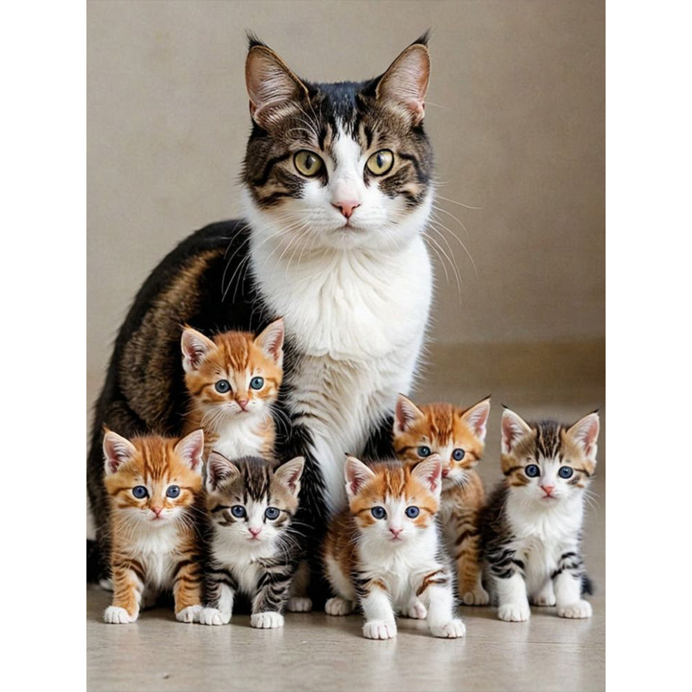 Diamond Painting - Full Round - Cat (30*40CM)