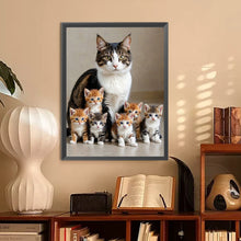 Load image into Gallery viewer, Diamond Painting - Full Round - Cat (30*40CM)
