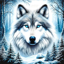 Load image into Gallery viewer, 4pcs Round Diamond Painting Set - Wolf Series (30*40CM)
