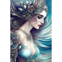 Load image into Gallery viewer, 4pcs Round Diamond Painting Set - Girl Series (40*60CM)
