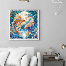 Load image into Gallery viewer, Diamond Painting - Partial Special Shaped - Moonlight Pisces (30*30CM)
