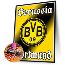 Load image into Gallery viewer, 4pcs Round Diamond Painting Set - Borussia Dortmund (30*40CM)
