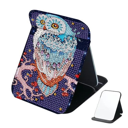 Special Shape Butterfly Desktop Diamond Mirror Art Kits Bedroom Table Wall Decor
