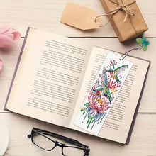 Load image into Gallery viewer, 3Pcs Special Shape Bird Flower 5D DIY Diamond Painting Bookmark with Pendants
