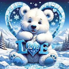 Load image into Gallery viewer, Diamond Painting - Full Round - White bear (30*30CM)

