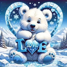 Load image into Gallery viewer, Diamond Painting - Full Round - White bear (30*30CM)
