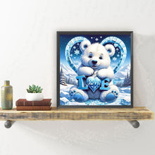 Load image into Gallery viewer, Diamond Painting - Full Round - White bear (30*30CM)
