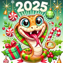 Load image into Gallery viewer, Diamond Painting - Full Round - Snake (30*30CM)
