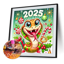 Load image into Gallery viewer, Diamond Painting - Full Round - Snake (30*30CM)
