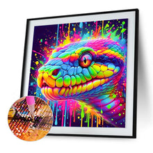 Load image into Gallery viewer, Diamond Painting - Full Round - Colorful snake (30*30CM)
