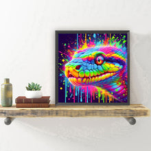 Load image into Gallery viewer, Diamond Painting - Full Round - Colorful snake (30*30CM)
