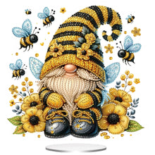 Load image into Gallery viewer, Acrylic Special Shape Bee Gnome 5D DIY Diamond Painting Desktop Ornaments
