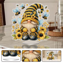 Load image into Gallery viewer, Acrylic Special Shape Bee Gnome 5D DIY Diamond Painting Desktop Ornaments
