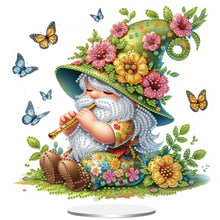 Load image into Gallery viewer, Acrylic Special Shape Flute Gnome 5D DIY Diamond Painting Desktop Ornaments
