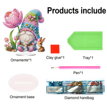 Load image into Gallery viewer, Acrylic Special Shape Tulip Gnome 5D DIY Diamond Painting Desktop Ornaments
