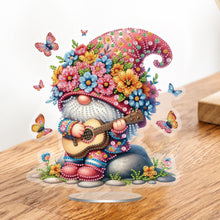 Load image into Gallery viewer, Acrylic Special Shape Guitar Gnome 5D DIY Diamond Painting Desktop Ornaments
