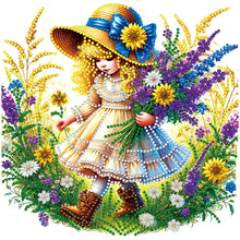 Load image into Gallery viewer, Diamond Painting - Partial Special Shaped - cowgirl (30*30CM)
