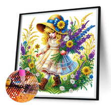 Load image into Gallery viewer, Diamond Painting - Partial Special Shaped - cowgirl (30*30CM)
